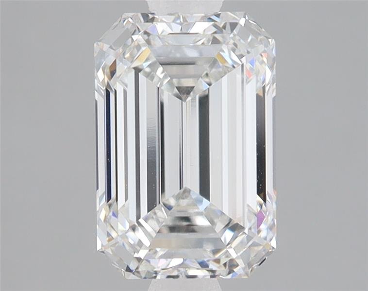 2.10ct E VVS2 Rare Carat Ideal Cut Emerald Lab Grown Diamond