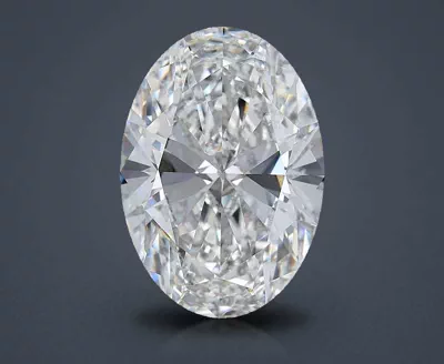 10.52ct F VVS2 Rare Carat Ideal Cut Oval Lab Grown Diamond