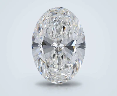 10.52ct F VVS2 Rare Carat Ideal Cut Oval Lab Grown Diamond