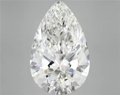 11.71ct F VVS2 Rare Carat Ideal Cut Pear Lab Grown Diamond