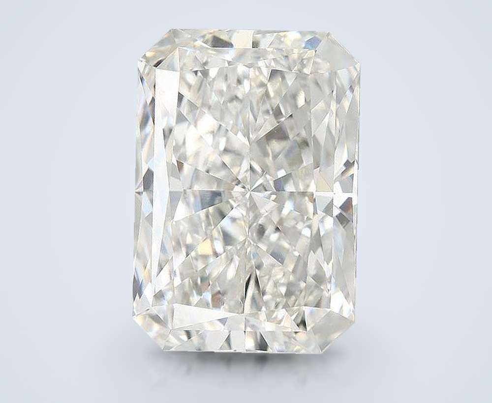11.11ct H VVS2 Rare Carat Ideal Cut Radiant Lab Grown Diamond