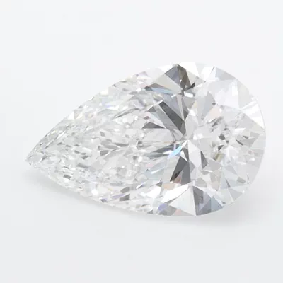 1.41ct D VVS2 Rare Carat Ideal Cut Pear Lab Grown Diamond