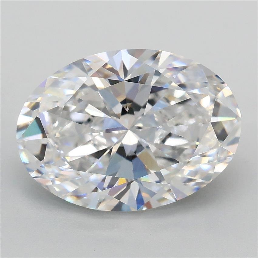 3.04ct D VS1 Rare Carat Ideal Cut Oval Lab Grown Diamond