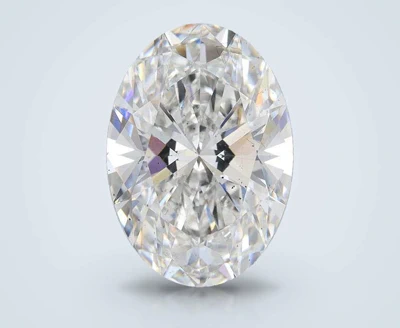 10.84ct F SI1 Rare Carat Ideal Cut Oval Lab Grown Diamond