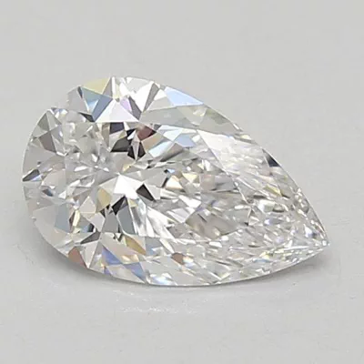 1.08ct D VS2 Rare Carat Ideal Cut Pear Lab Grown Diamond
