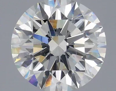 3.02ct H VS2 Rare Carat Ideal Cut Round Diamond