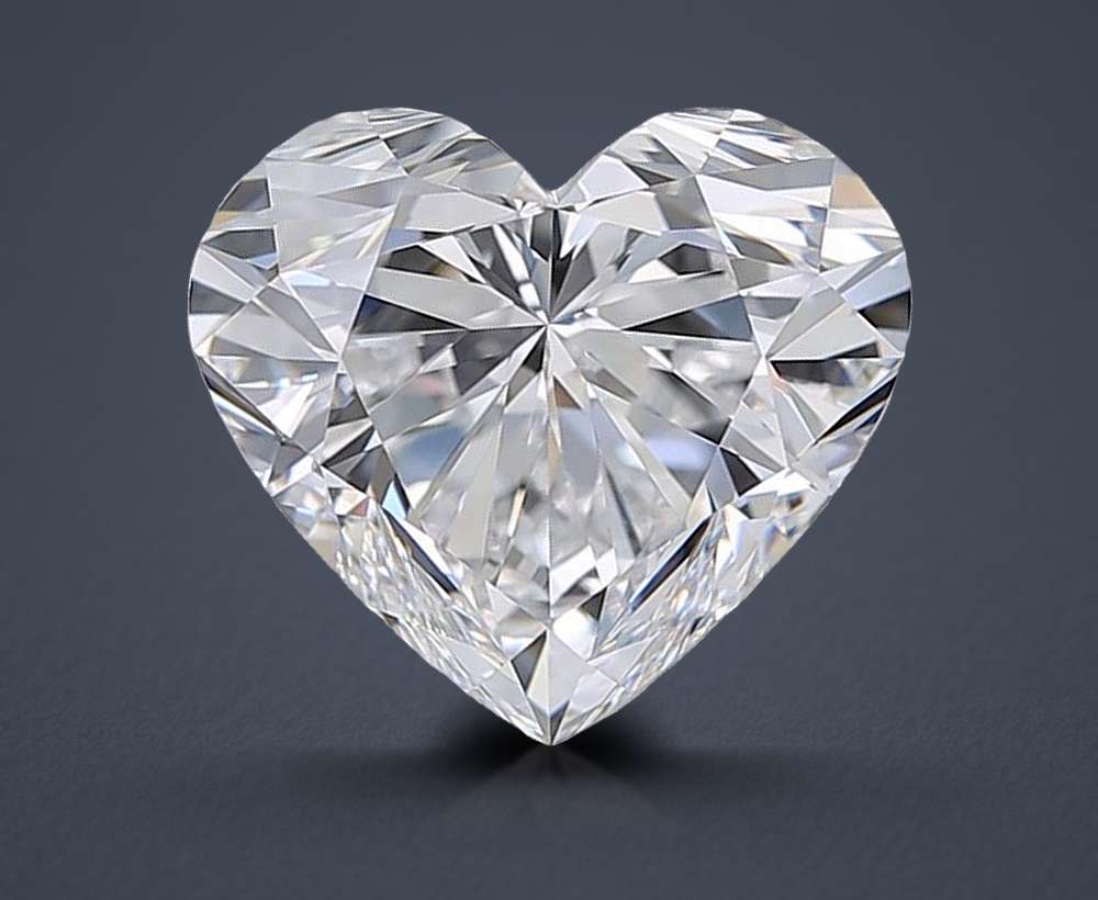 4.52ct D FL Rare Carat Ideal Cut Heart Diamond