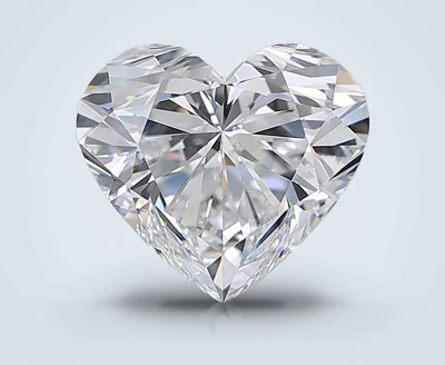 4.52ct D FL Rare Carat Ideal Cut Heart Diamond
