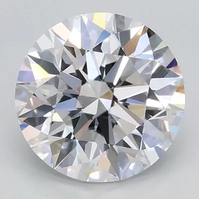 1.59ct D VVS2 Rare Carat Ideal Cut Round Lab Grown Diamond