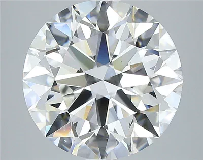 4.02ct F VS2 Rare Carat Ideal Cut Round Diamond