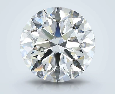 4.02ct F VS2 Rare Carat Ideal Cut Round Diamond