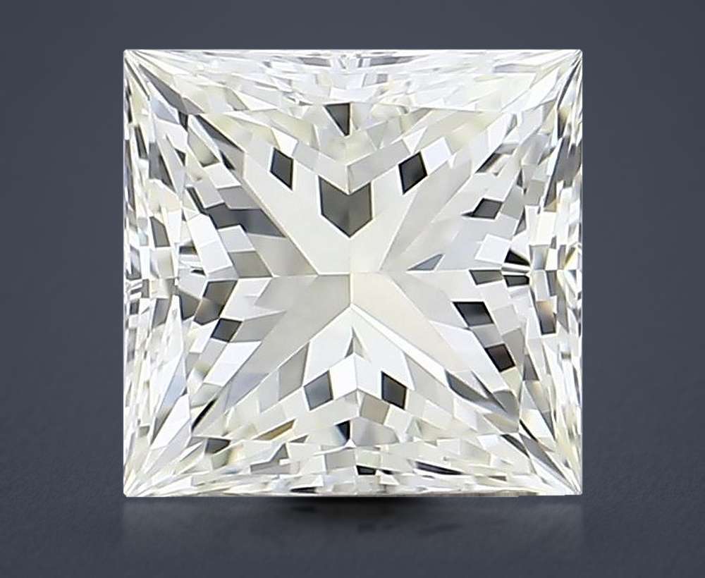 1.52ct J VVS2 Rare Carat Ideal Cut Princess Diamond