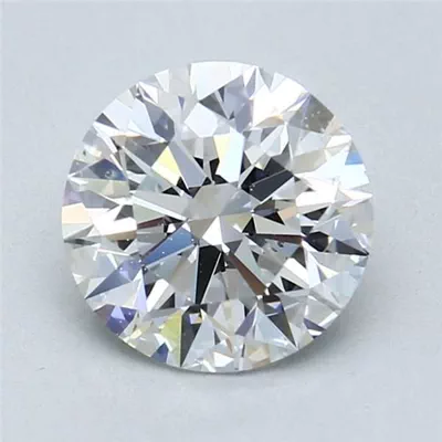 2.01ct D SI2 Rare Carat Ideal Cut Round Diamond