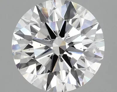 2.08ct F SI1 Rare Carat Ideal Cut Round Lab Grown Diamond
