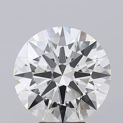 6.31ct G VVS2 Rare Carat Ideal Cut Round Diamond