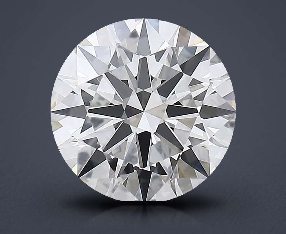 6.31ct G VVS2 Rare Carat Ideal Cut Round Diamond