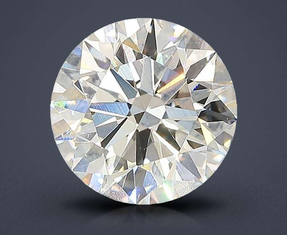 2.54ct I VS2 Rare Carat Ideal Cut Round Lab Grown Diamond