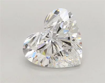 4.54ct E VVS2 Rare Carat Ideal Cut Heart Lab Grown Diamond
