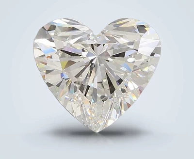 4.54ct E VVS2 Rare Carat Ideal Cut Heart Lab Grown Diamond