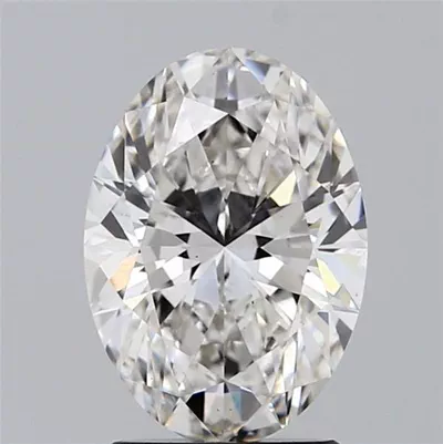 1.71ct G VS2 Rare Carat Ideal Cut Oval Lab Grown Diamond