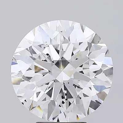 6.26ct G SI1 Excellent Cut Round Lab Grown Diamond