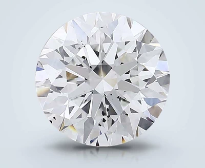6.26ct G SI1 Excellent Cut Round Lab Grown Diamond