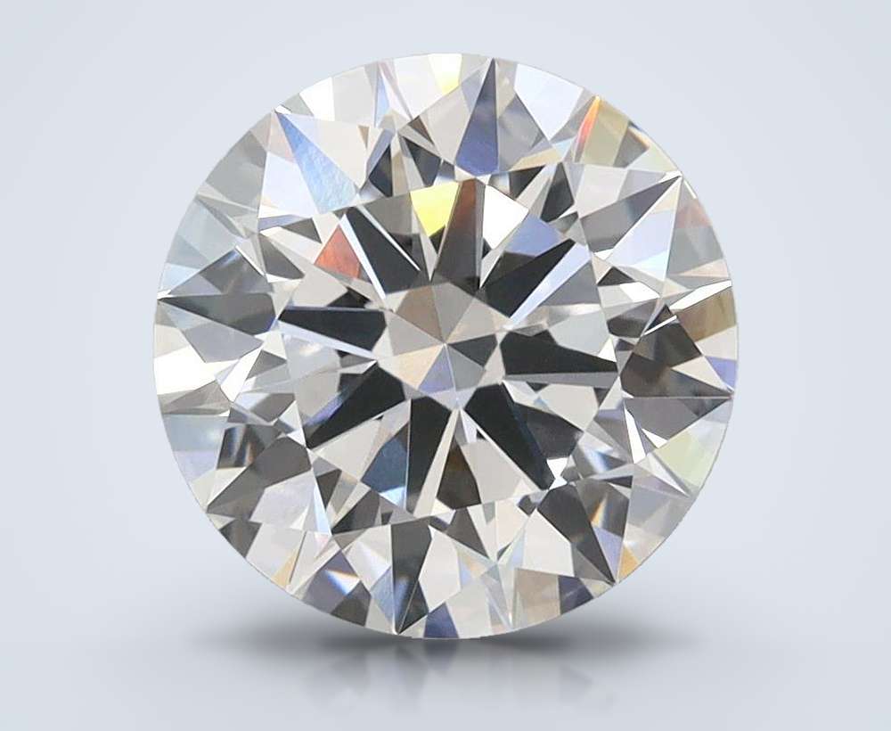 2.57ct E VVS2 Rare Carat Ideal Cut Round Lab Grown Diamond