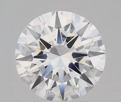 4.01ct G VVS2 Rare Carat Ideal Cut Round Diamond