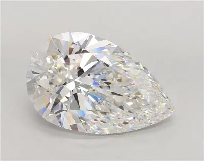 20.10ct F VS1 Rare Carat Ideal Cut Pear Lab Grown Diamond