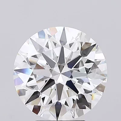 4.27ct E IF Rare Carat Ideal Cut Round Lab Grown Diamond