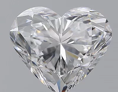 5.01ct D VS1 Rare Carat Ideal Cut Heart Diamond