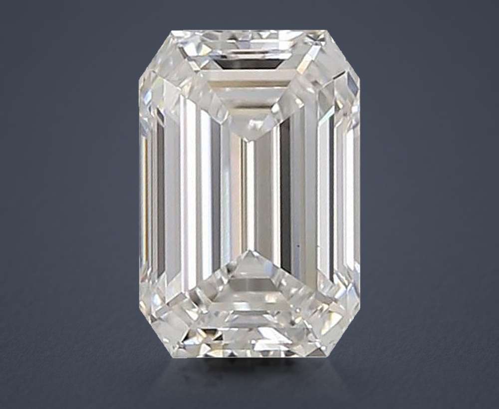 1.59ct D VS1 Rare Carat Ideal Cut Emerald Lab Grown Diamond