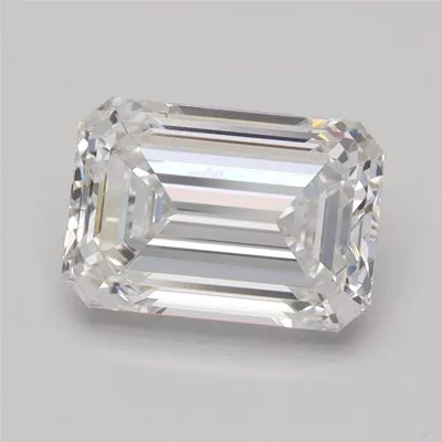 1.37ct E VVS1 Rare Carat Ideal Cut Emerald Lab Grown Diamond
