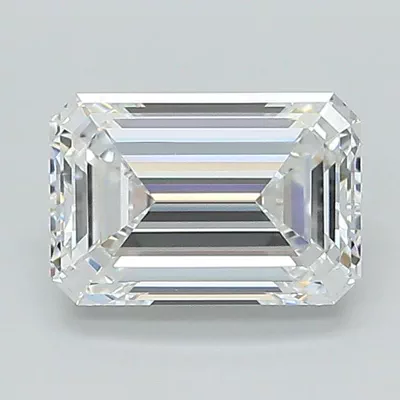 1.38ct D VS1 Rare Carat Ideal Cut Emerald Lab Grown Diamond