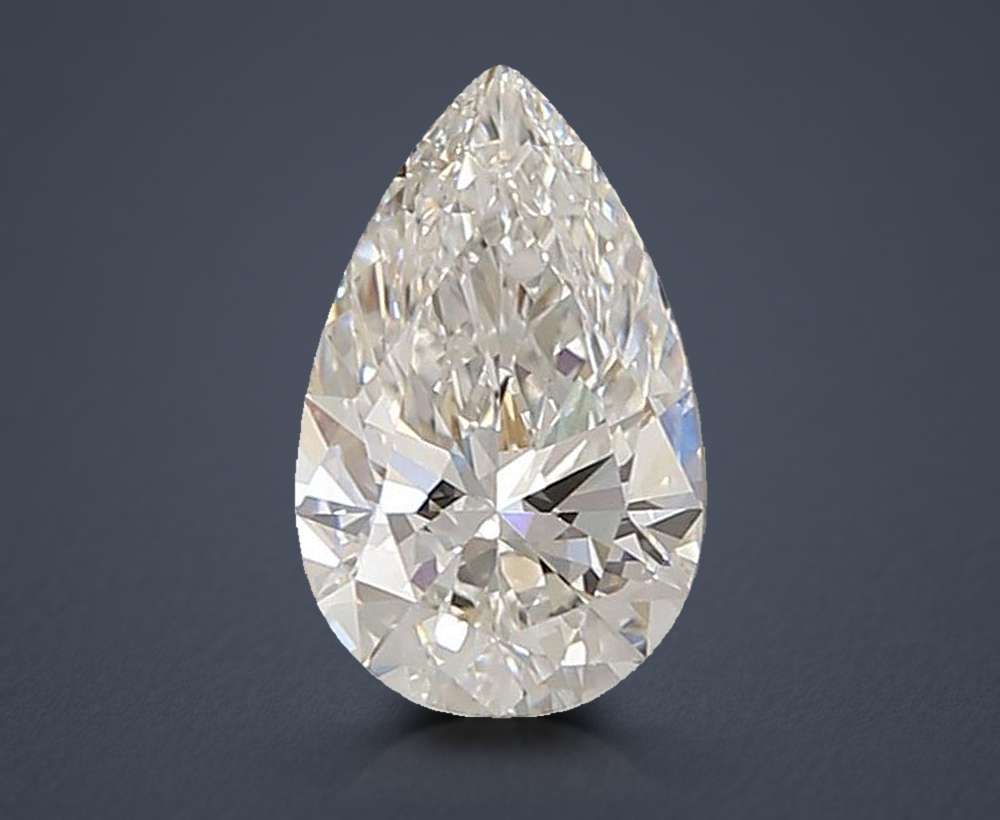 1.27ct E VVS2 Rare Carat Ideal Cut Pear Lab Grown Diamond