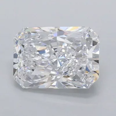 1.06ct D VVS2 Rare Carat Ideal Cut Radiant Lab Grown Diamond