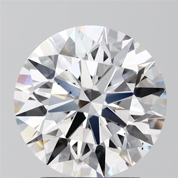 2.55ct E SI1 Rare Carat Ideal Cut Round Lab Grown Diamond