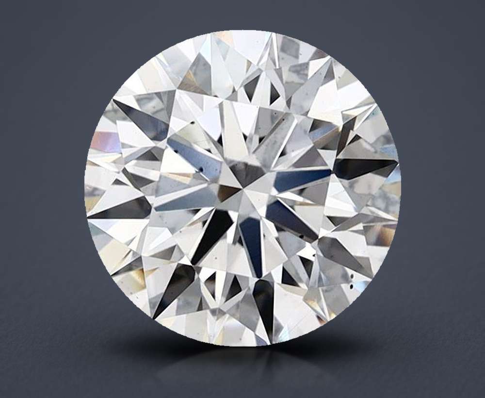 2.55ct E SI1 Rare Carat Ideal Cut Round Lab Grown Diamond