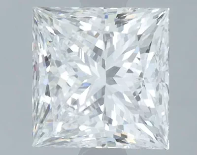 1.97ct E VS1 Rare Carat Ideal Cut Princess Lab Grown Diamond