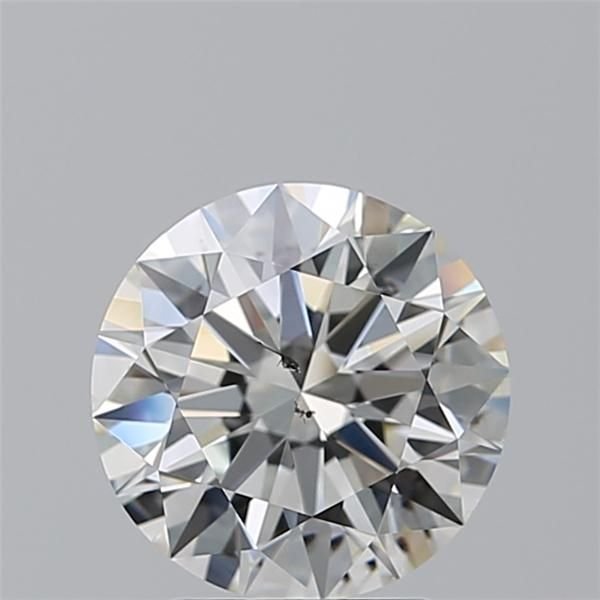 2.52ct H SI2 Rare Carat Ideal Cut Round Diamond