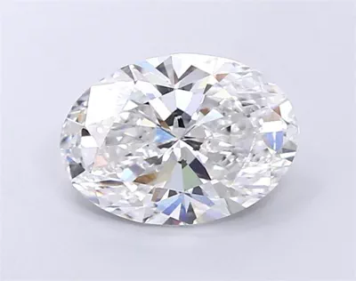 4.04ct D VVS2 Rare Carat Ideal Cut Oval Lab Grown Diamond