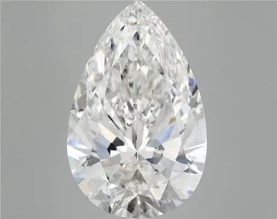 11.21ct F VVS2 Rare Carat Ideal Cut Pear Lab Grown Diamond