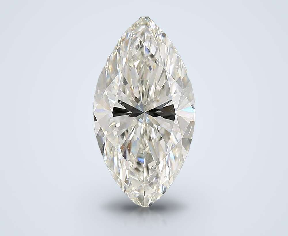 4.03ct J SI2 Very Good Cut Marquise Diamond