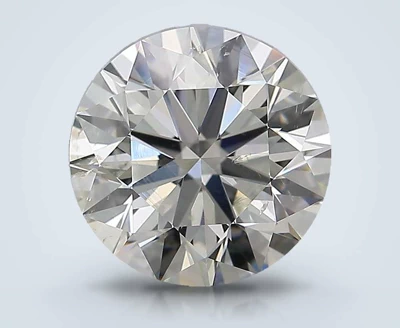 3.70ct J SI2 Excellent Cut Round Diamond