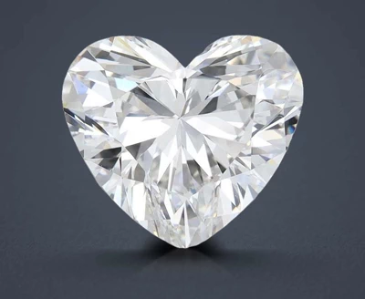 5.08ct F VS1 Rare Carat Ideal Cut Heart Lab Grown Diamond