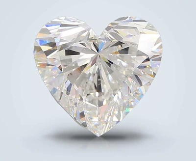 4.75ct E VVS2 Rare Carat Ideal Cut Heart Lab Grown Diamond
