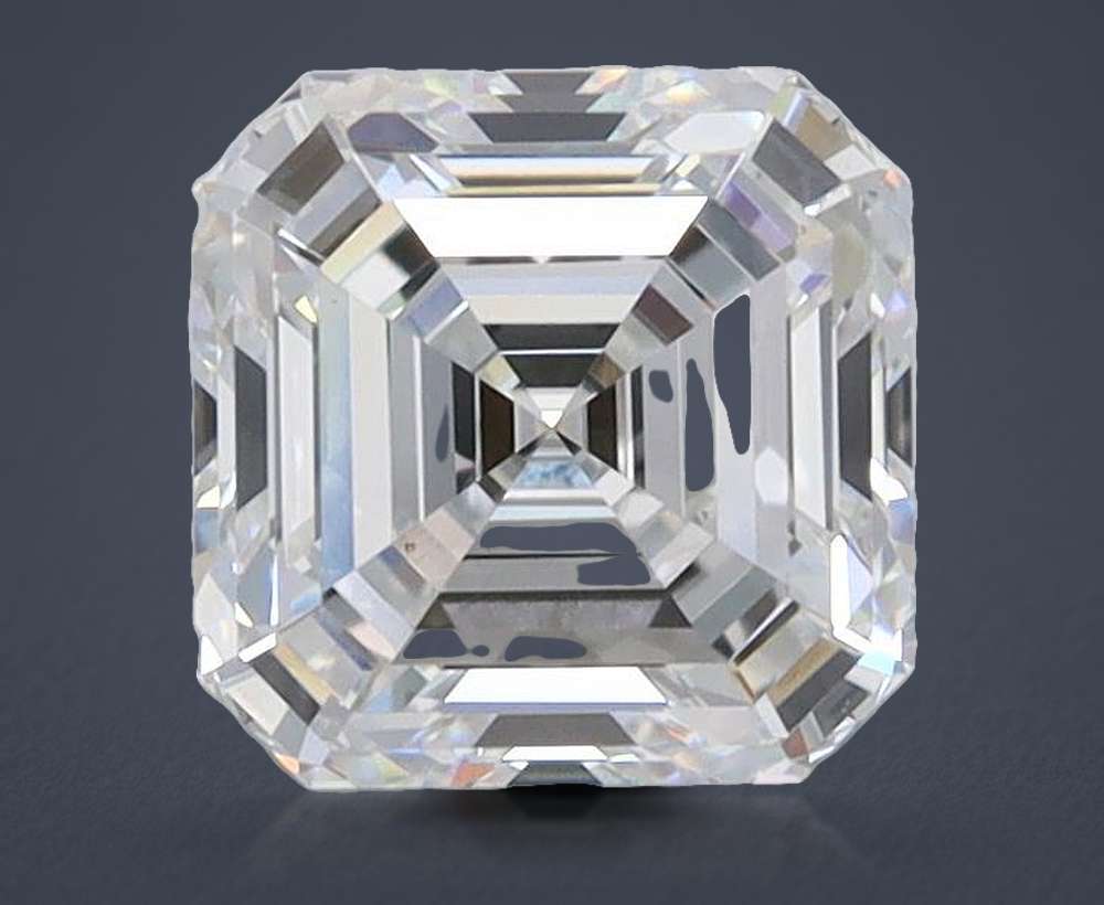 1.52ct D VS1 Rare Carat Ideal Cut Asscher Lab Grown Diamond