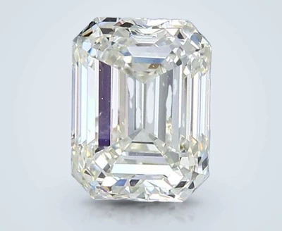 2.51ct K VS2 Rare Carat Ideal Cut Emerald Diamond