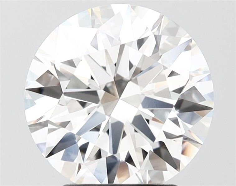 3.04ct H VVS2 Rare Carat Ideal Cut Round Lab Grown Diamond