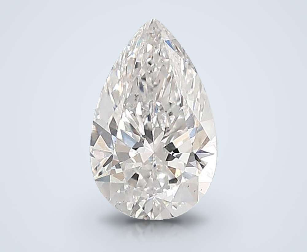 1.52ct E VS2 Rare Carat Ideal Cut Pear Lab Grown Diamond